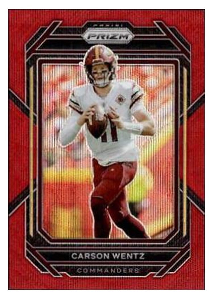 2022 Panini Prizm Base Set Carson Wentz #292 card