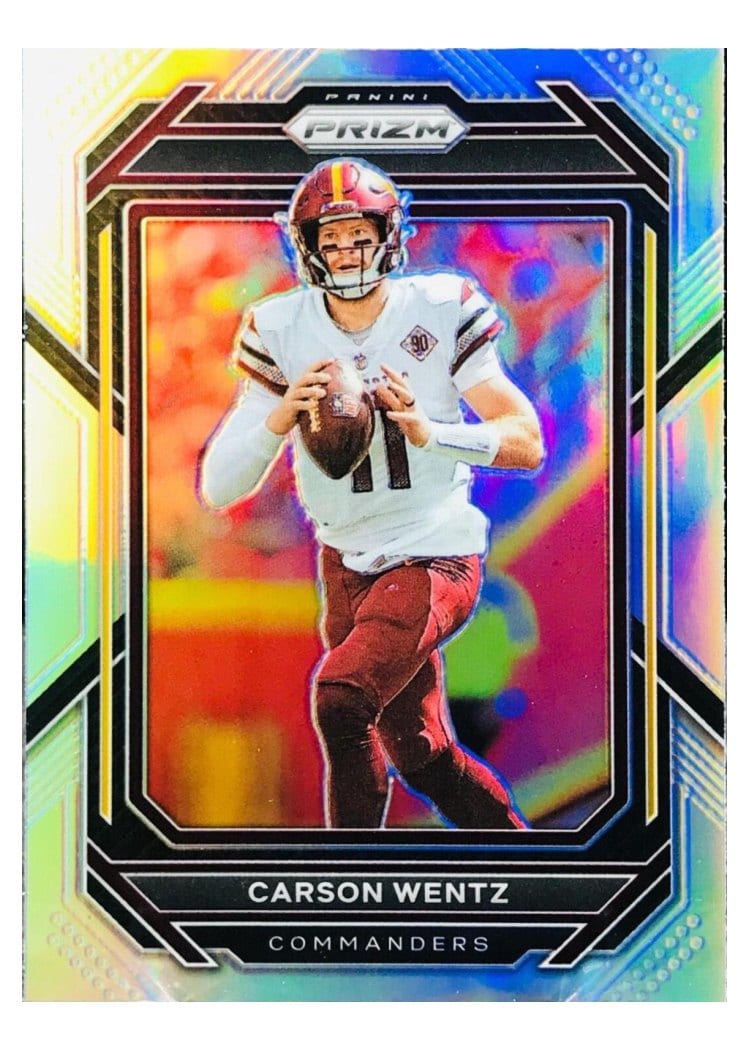 2022 Panini Prizm Base Set Carson Wentz #292 card