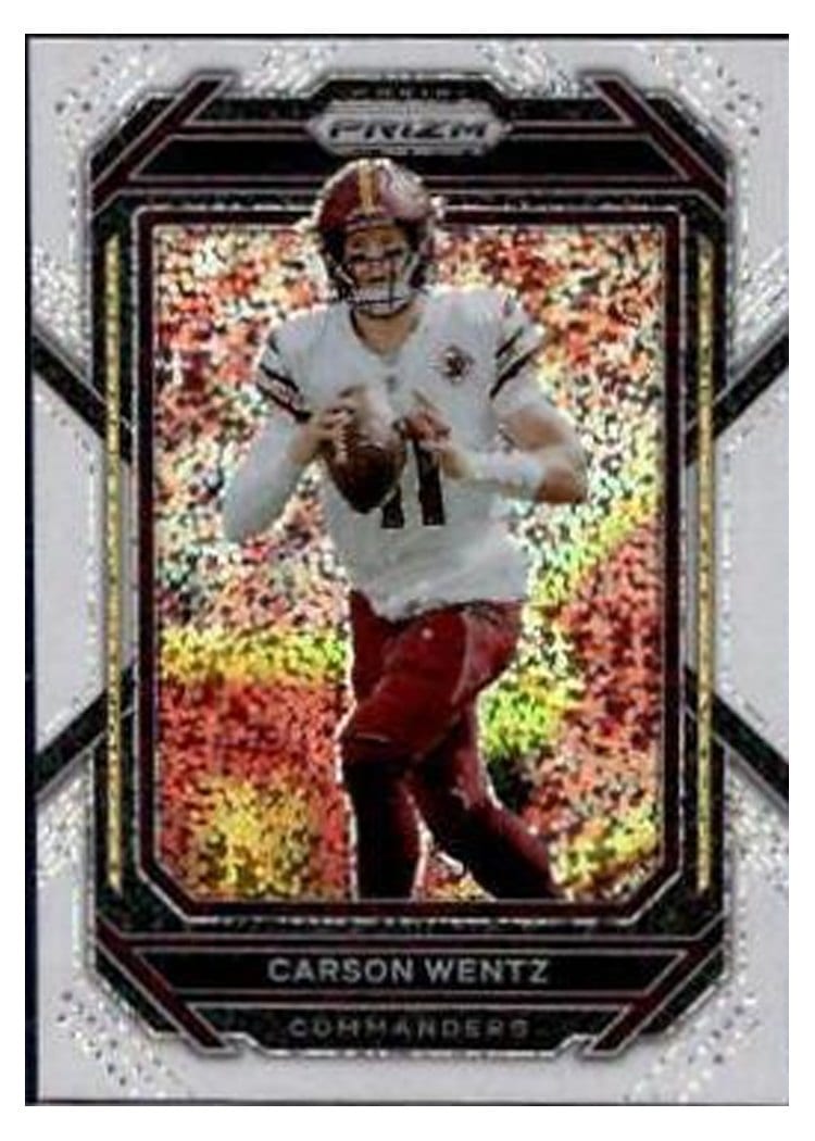 2022 Panini Prizm Base Set Carson Wentz #292 card