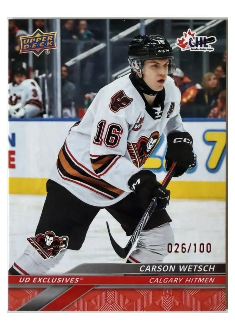 2024 Upper Deck CHL Carson Wetsch Exclusive #11 card