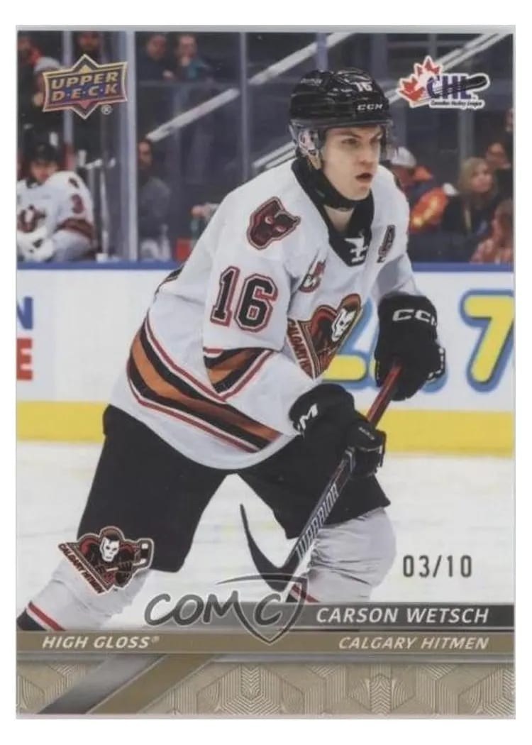 2024 Upper Deck CHL Carson Wetsch High Gloss #11 card