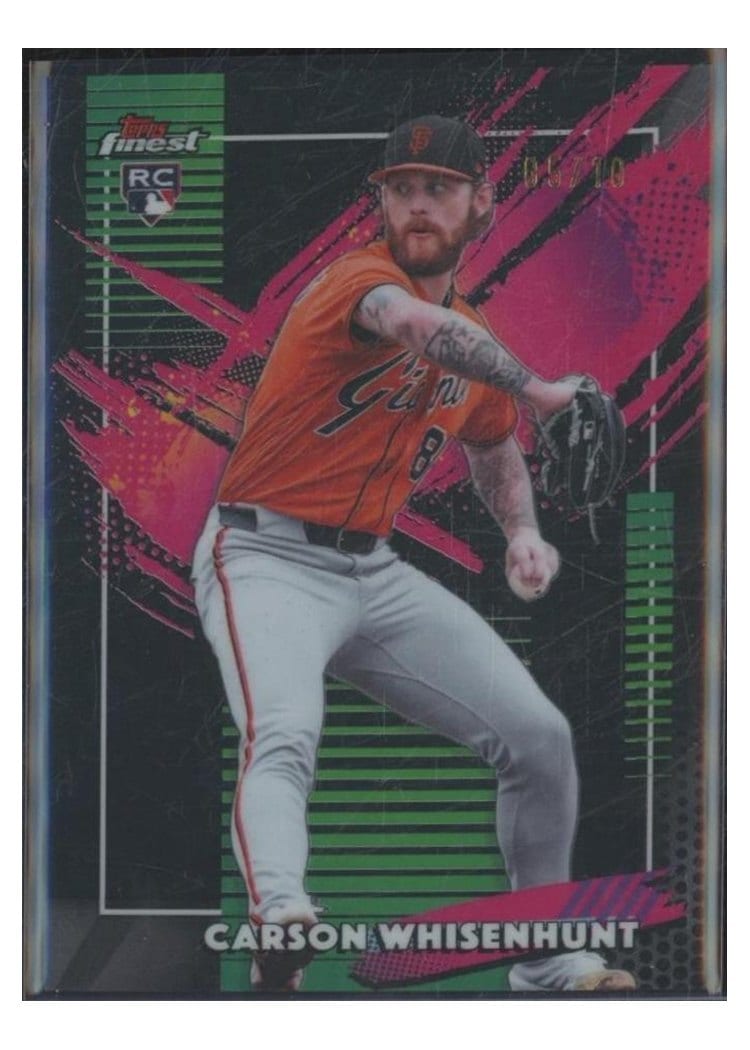 2026 Topps Finest Carson Whisenhunt #282 card