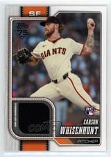 2026 Topps Real One Relics Carson Whisenhunt #184 card