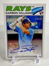 2026 Topps Heritage Real One Autographs Carson Williams #ROA-CW card