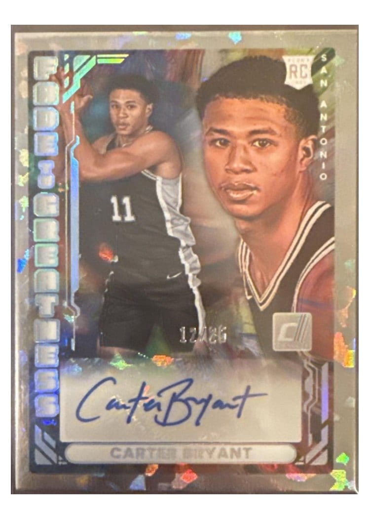 2025-26 Donruss Fade to Greatness Carter Bryant #12 card