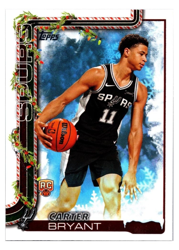 2025-26 Topps Holiday SSP Photo Variations Carter Bryant #SSV-CB card
