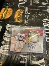 2022-23 Upper Deck Ultimate Collection Ultimate Tendys Autograph Jersey Carter Hart #UTA-CH card