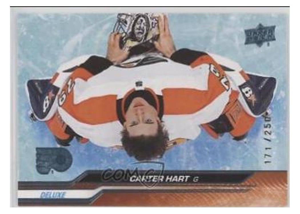 2023-24 Upper Deck Base Set Carter Hart #385 card