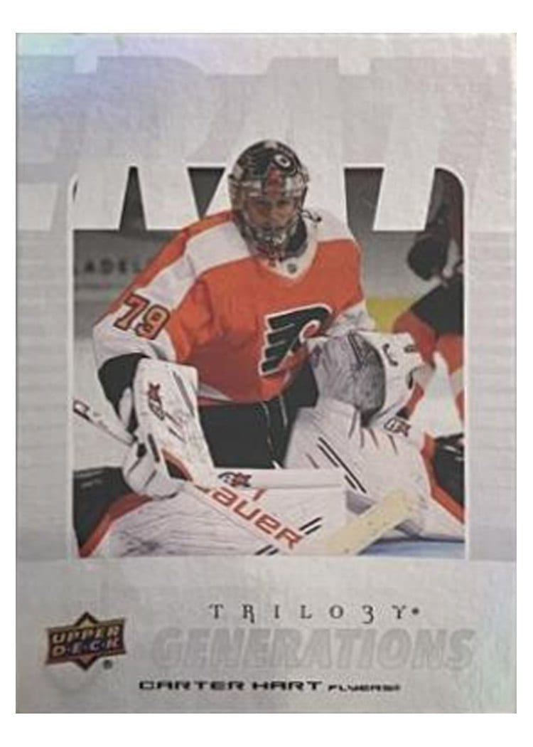2023-24 Upper Deck Trilogy Generations Carter Hart #TG-12B card