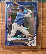 2021 Bowman Draft Sapphire Carter Jensen #BDC-106 card