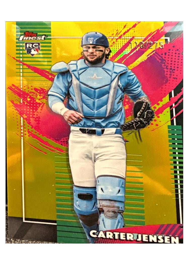 2026 Topps Finest Carter Jensen Gold Refractor #284 card