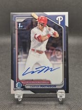 2024 Bowman Draft Chrome Prospect Autographs Carter Mathison #CPA-CMA card