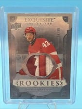 2025-26 Upper Deck Black Diamond Exquisite Rookie Patch Carter Mazur #RP-CM card
