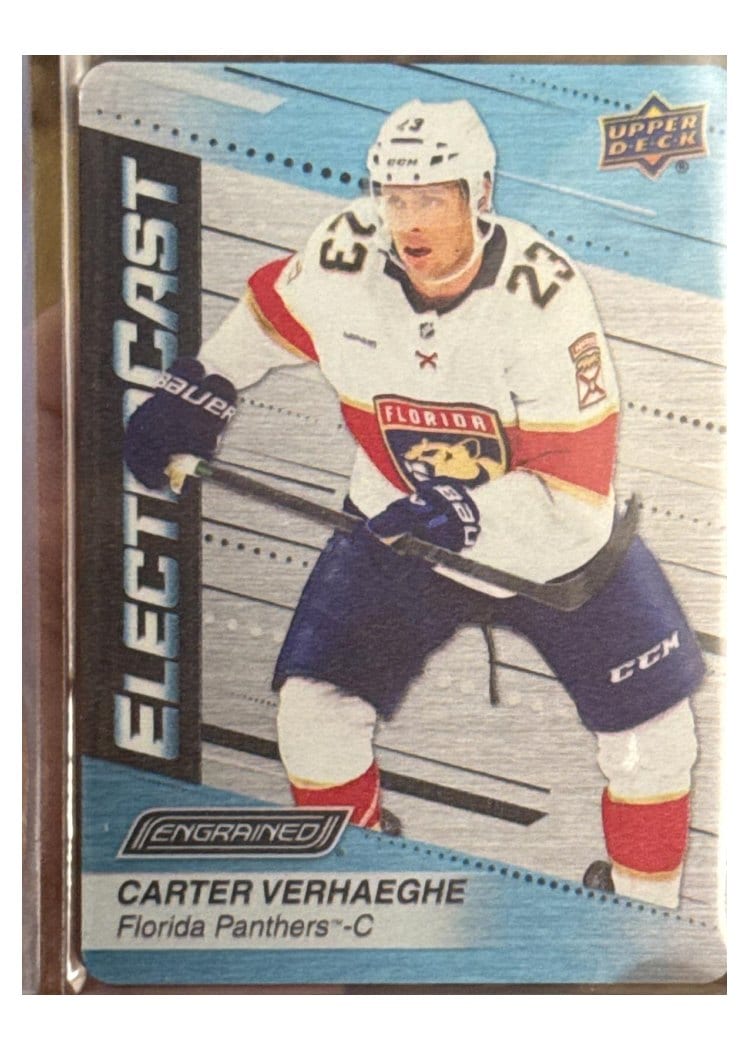 2023-24 Upper Deck Engrained ElectroCast Metal Carter Verhaeghe #EC-25 card