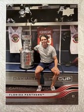 2025 Upper Deck Series 2 Day With The Cup Carter Verhaeghe #DC-7 card