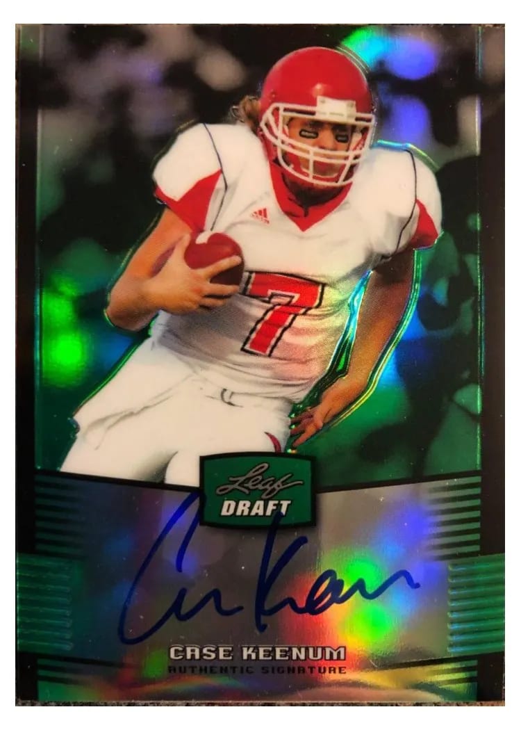 2012 Leaf Metal Draft Case Keenum #CK1 card