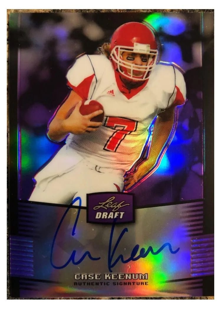 2012 Leaf Metal Draft Case Keenum #CK1 card