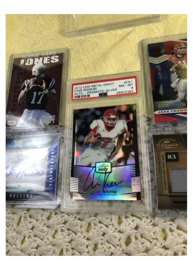 2012 Leaf Metal Draft Case Keenum #CK1 card