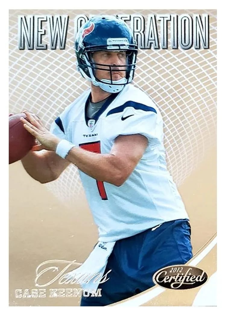 2012 Panini Certified Case Keenum Mirror Black #257 card