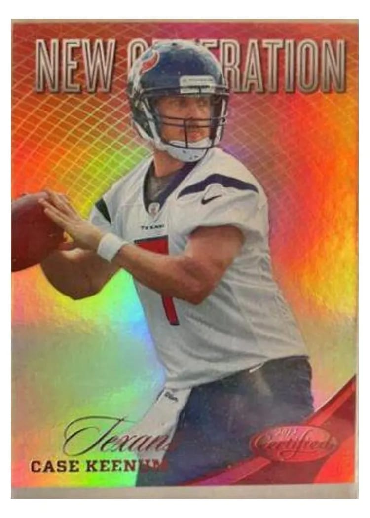 2012 Panini Certified Case Keenum #257 card
