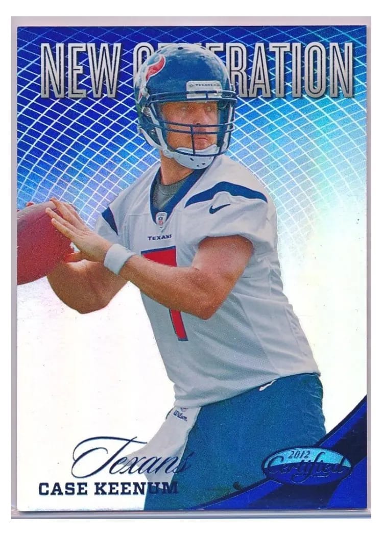 2012 Panini Certified Case Keenum #257 card