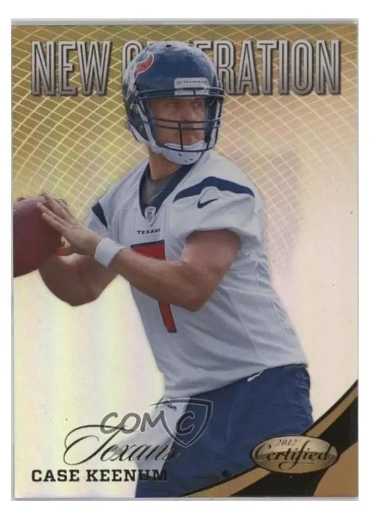 2012 Panini Certified Case Keenum #257 card