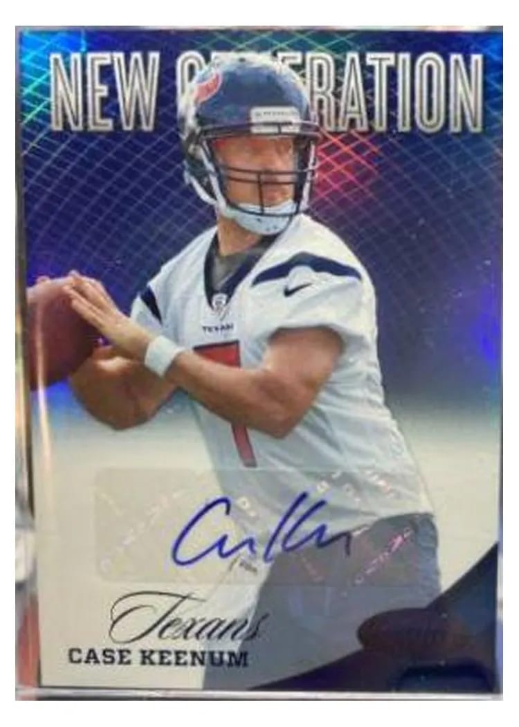 2012 Panini Certified Case Keenum #257 card