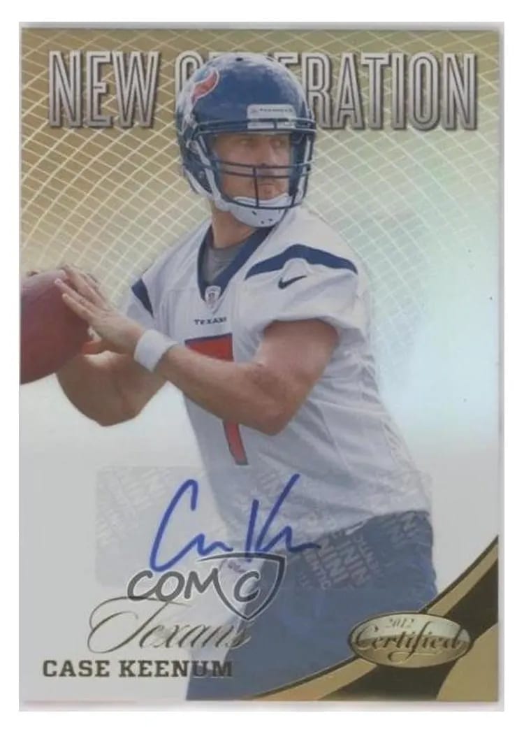 2012 Panini Certified Case Keenum #257 card
