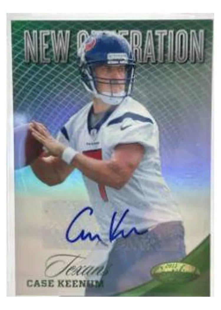 2012 Panini Certified Case Keenum #257 card