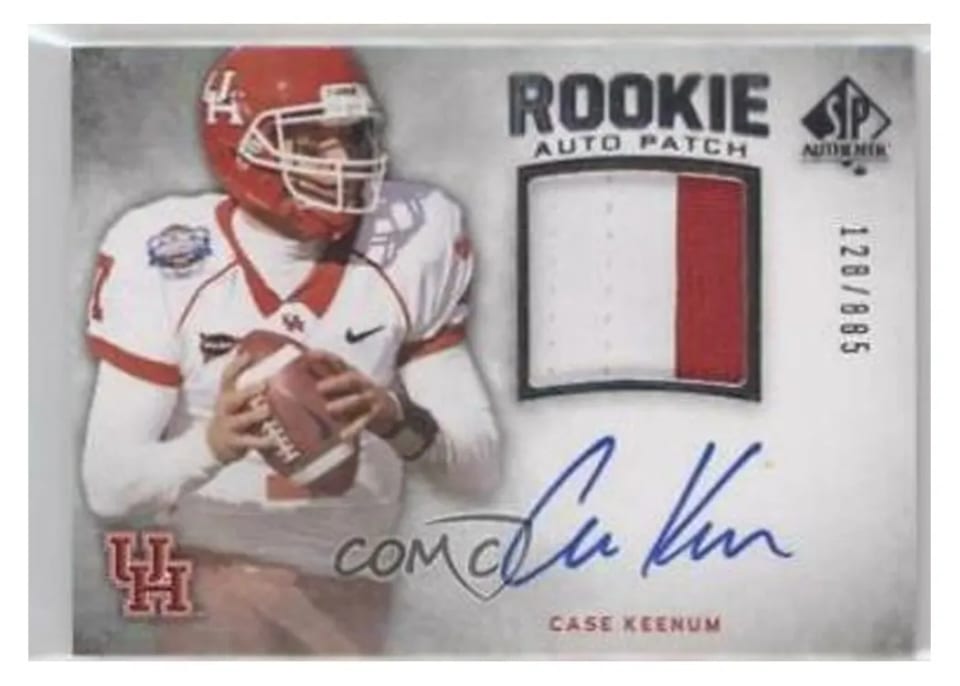 2012 SP Authentic Case Keenum #254 card