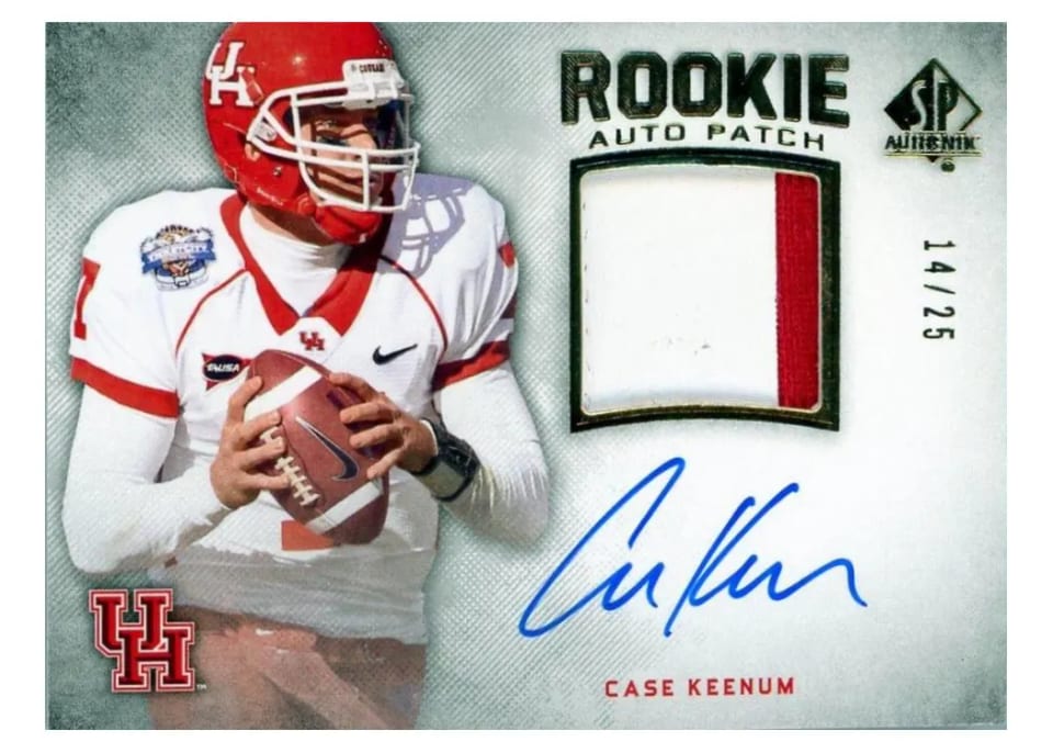 2012 SP Authentic Case Keenum #254 card