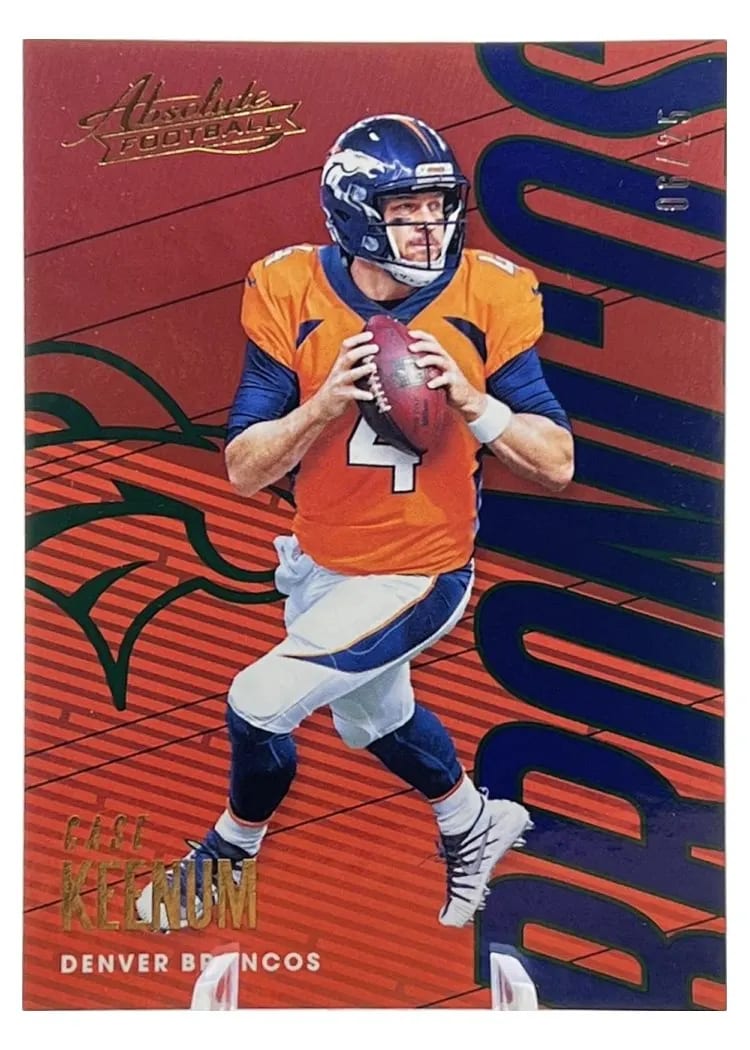 2018 Panini Absolute Case Keenum #29 card