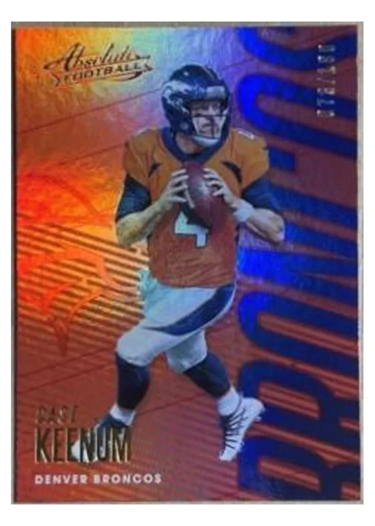 2018 Panini Absolute Case Keenum #29 card