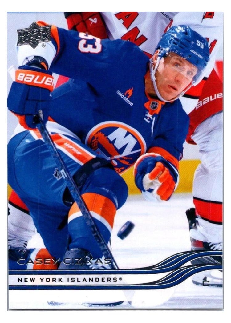 2025-26 Upper Deck Base Set Casey Cizikas #107 card