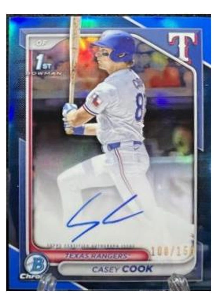 2024 Bowman Draft Chrome Prospect Autographs Casey Cook #CPA-CCY card