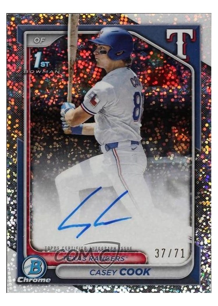 2024 Bowman Draft Chrome Prospect Autographs Casey Cook #CPA-CCY card
