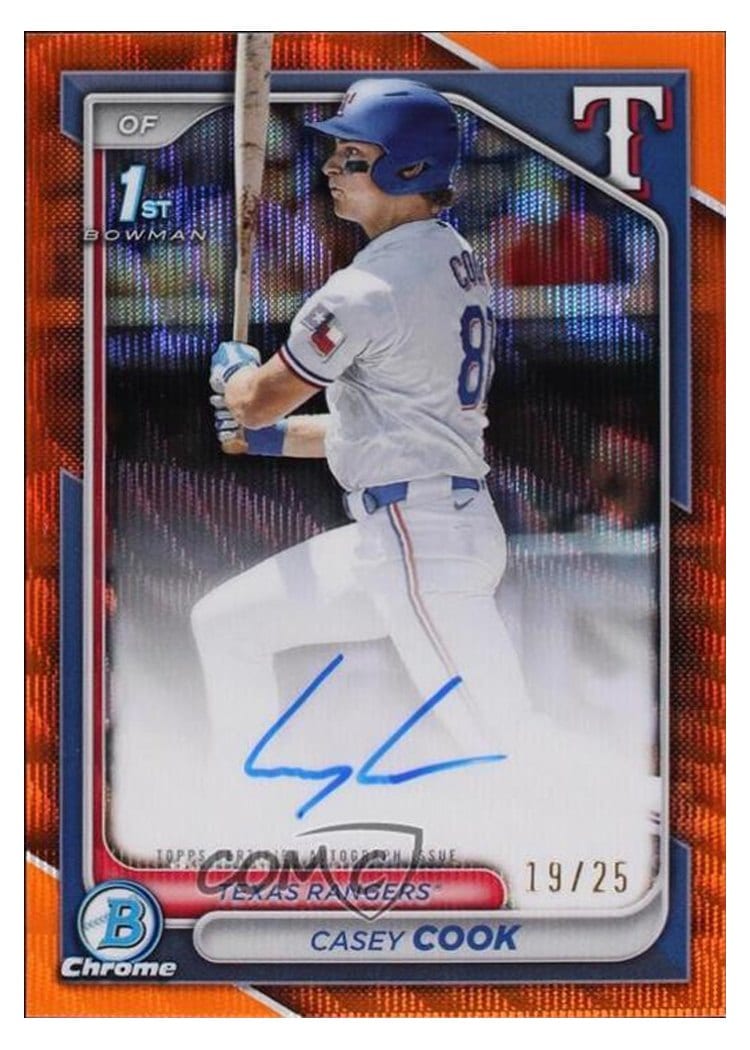 2024 Bowman Draft Chrome Prospect Autographs Casey Cook #CPA-CCY card