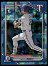 2024 Bowman Draft Sapphire Edition Base Set Casey Cook #BDC-66 card