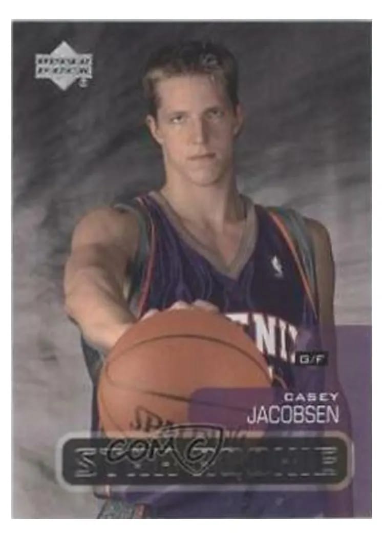 2002 Upper Deck Casey Jacobsen #184 card