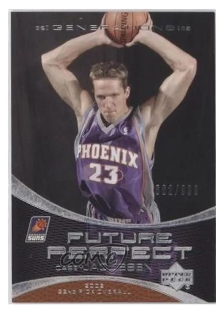 2002 Upper Deck Generations Casey Jacobsen #72 card