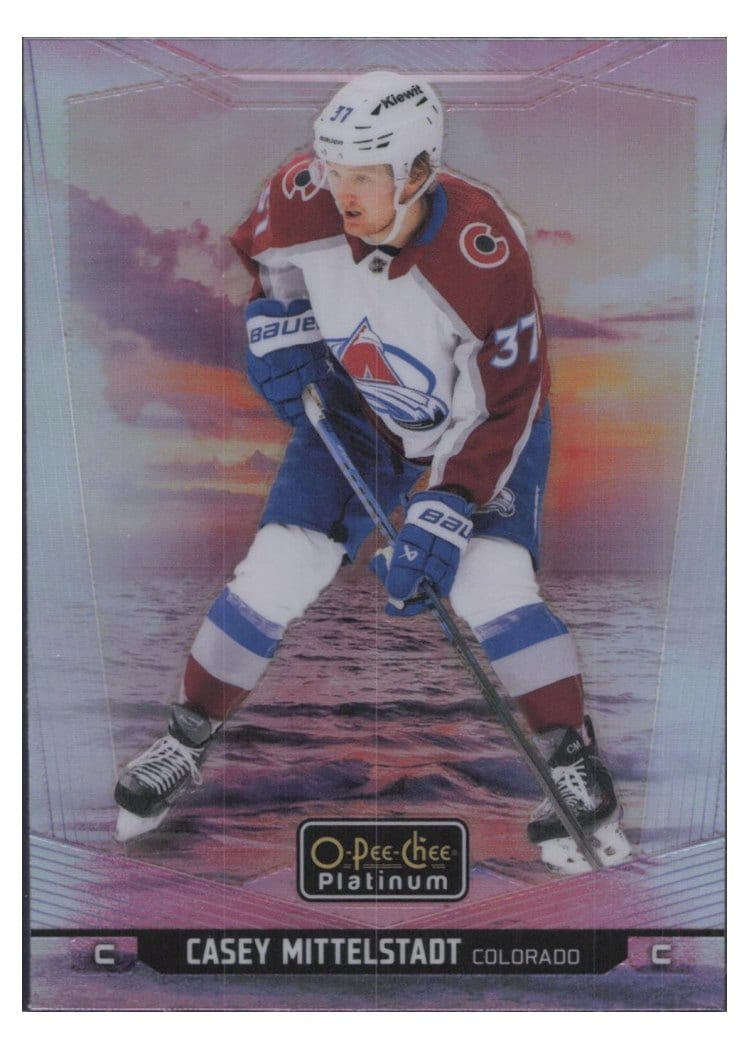 2024-25 O-Pee-Chee Platinum Base Set Casey Mittelstadt #136 card