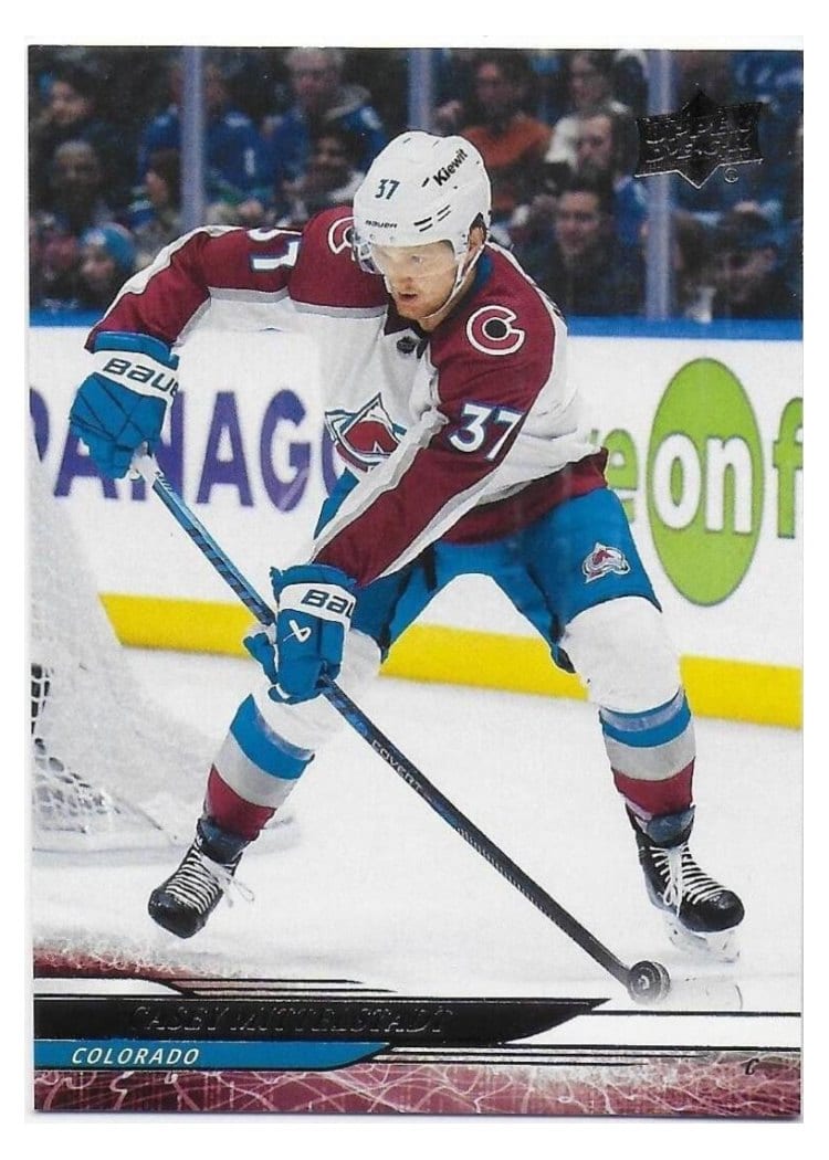 2024-25 Upper Deck Base Set Casey Mittelstadt #289 card