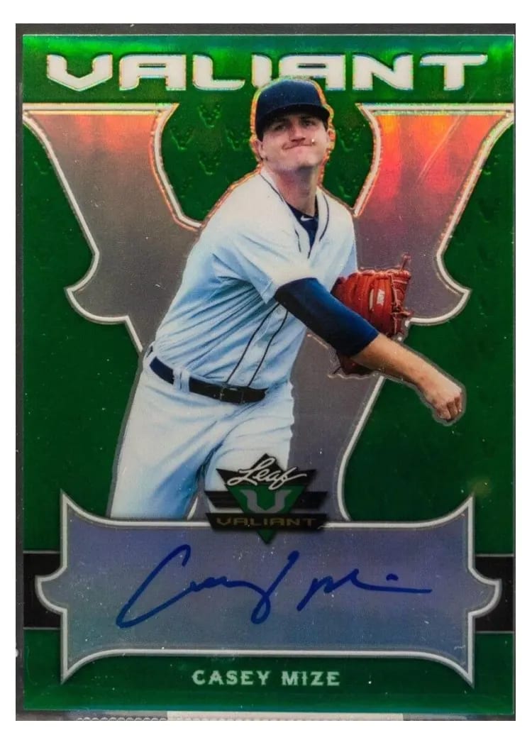 2018 Leaf Valiant Casey Mize #BA-CM1 card
