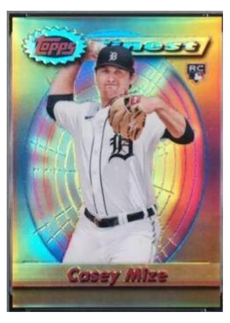 2021 Finest Flashbacks Base Set Casey Mize #3 card
