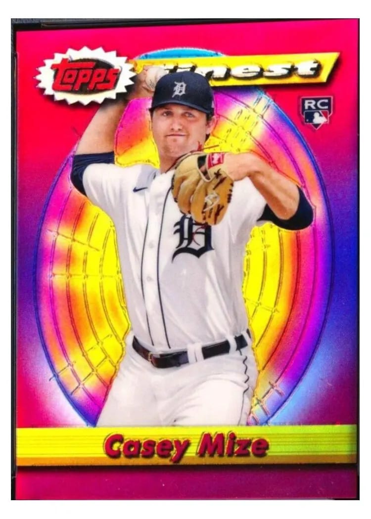2021 Finest Flashbacks Base Set Casey Mize #3 card