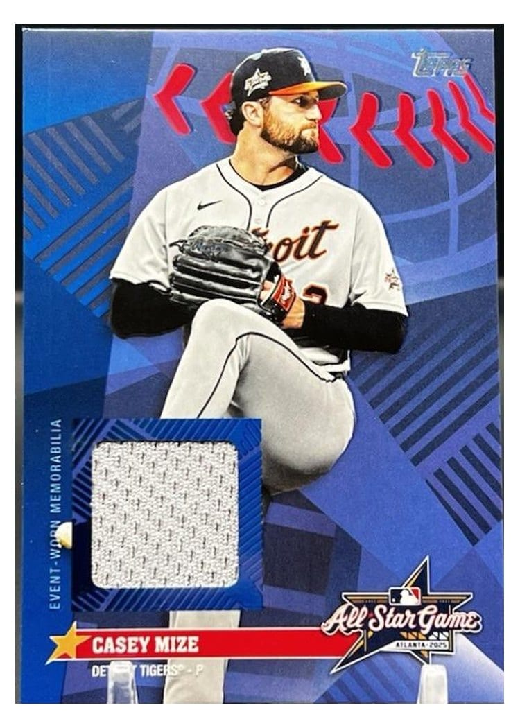 2025 Topps Update All-Star Stitches Casey Mize #AS-CM card
