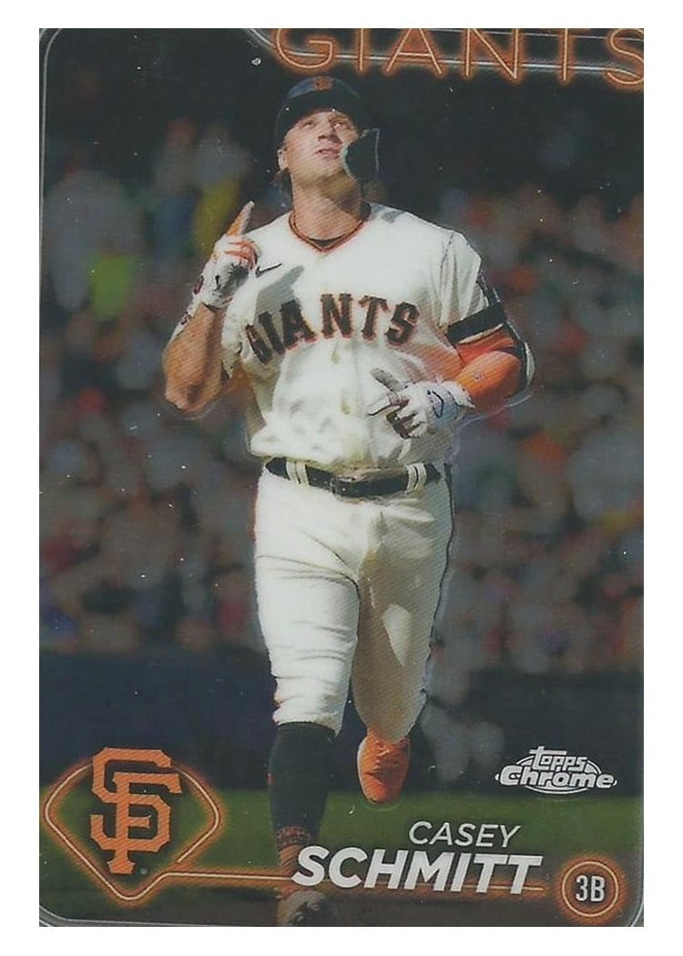 2024 Topps Chrome Base Set Casey Schmitt #220 card