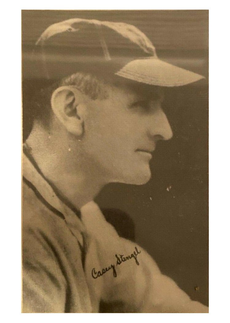 1936 National Chicle Fine Pens Casey Stengel card