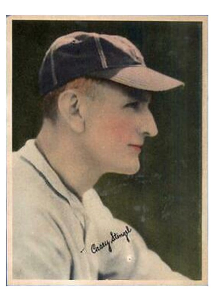 1936 R312 Casey Stengel card