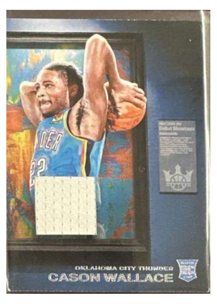 2023-24 Panini Court Kings Debut Showcase Memorabilia Cason Wallace #DSM-WCE card
